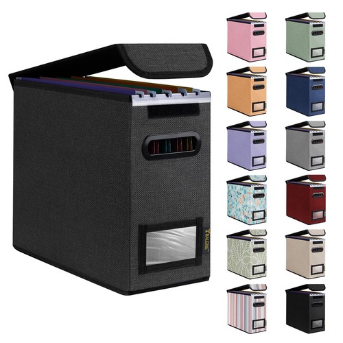 File organizer box with - with, lid