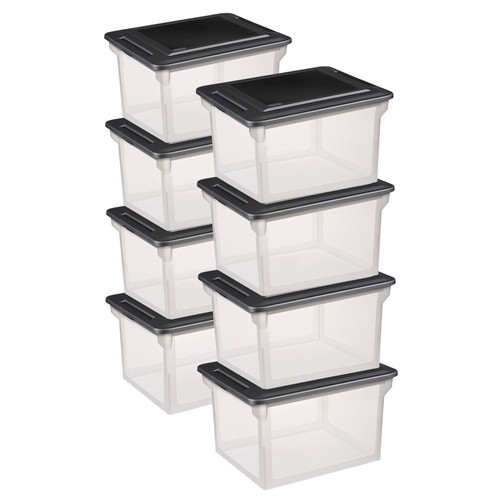 Sterilite file box clear - sterilite,