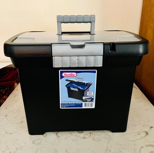 Sterilite portable file box - portable,
