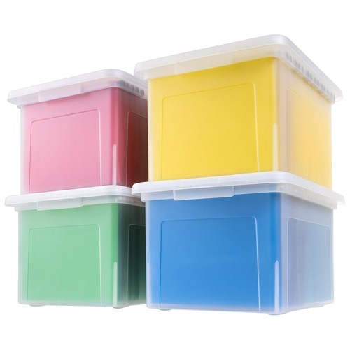 Iris usa plastic file box - plastic,