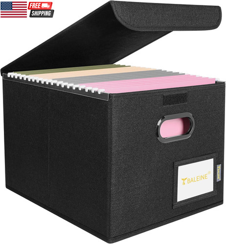 File organizer box with lid - file,