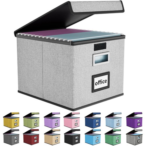 File organizer box with - file, lids