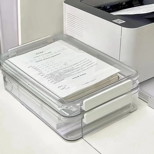 Clear acrylic desktop file - clear,