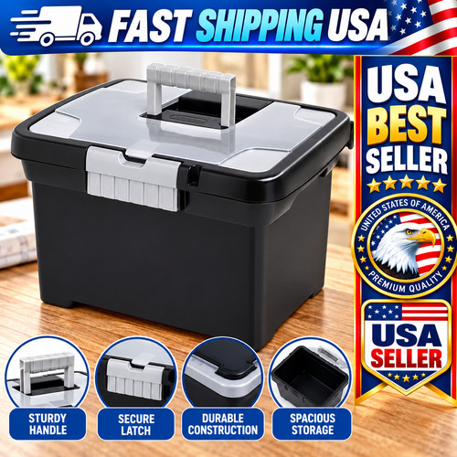 Sterilite portable file - portable, box