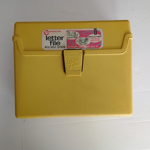 Sterling letter file yellow - file,