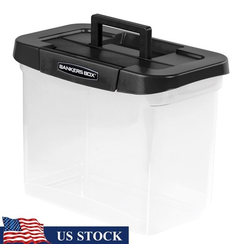 Plastic file organizer box - plastic,